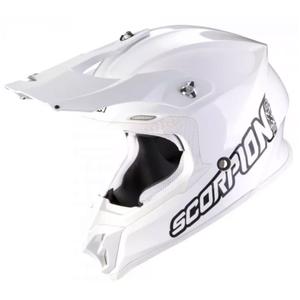 Motokros čelada Scorpion VX-16 EVO AIR Solid white