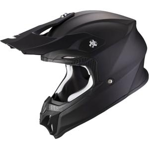 Motokros čelada Scorpion VX-16 EVO AIR Solid black mat