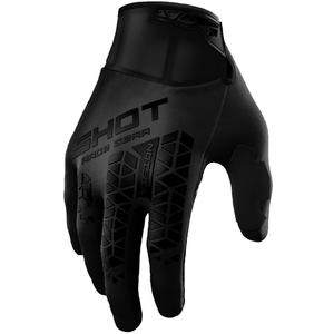 Motokros rokavice Shot Vision Tech črne