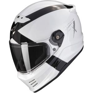 Motoristična čelada SCORPION COVERT FX GALLUS belo-črna