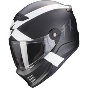 Motoristična čelada SCORPION COVERT FX GALLUS črno-bela
