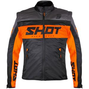 Softshell jakna Shot Softshell Lite črno-oranžna