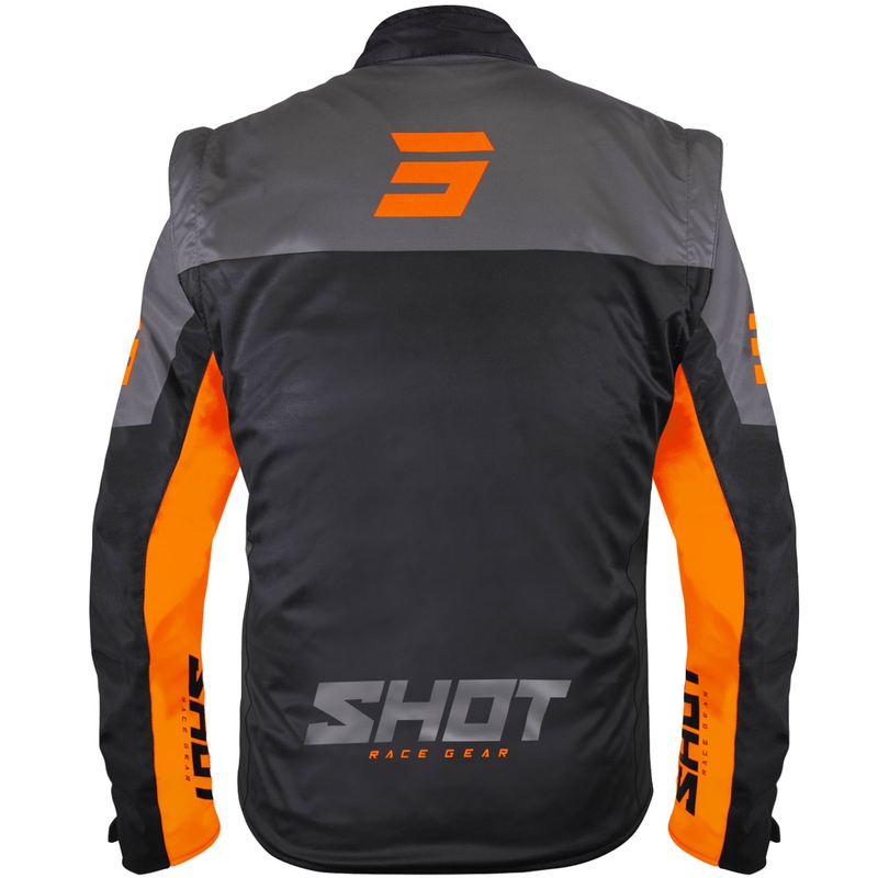 Softshell jakna Shot Softshell Lite črno-oranžna