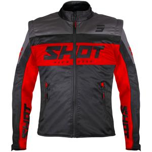 Softshell jakna Shot Softshell Lite črno-rdeča