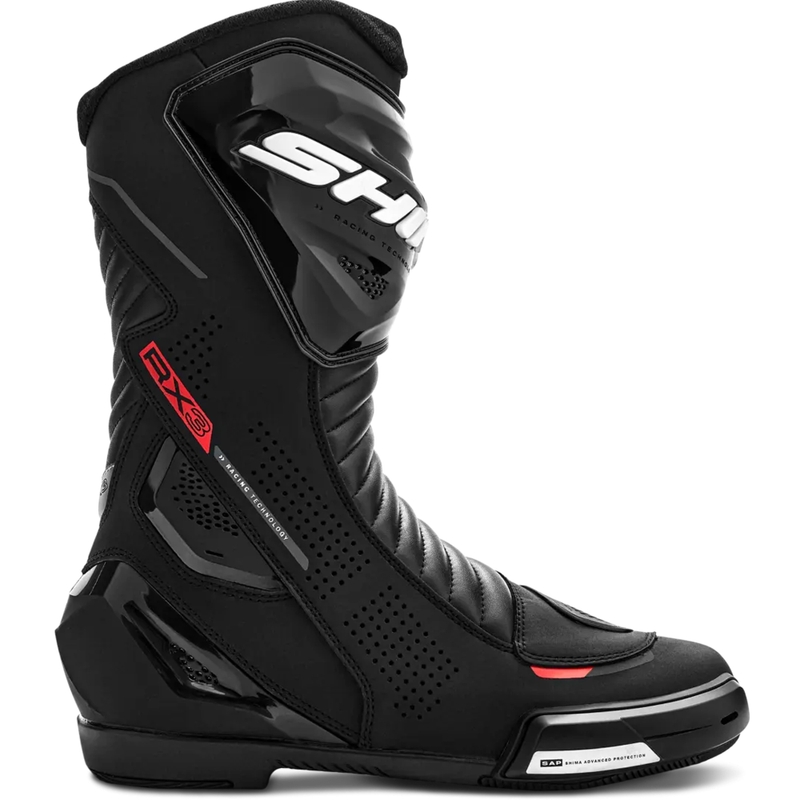 Moto škornji Shima RX-3 črno-fluo rdeči