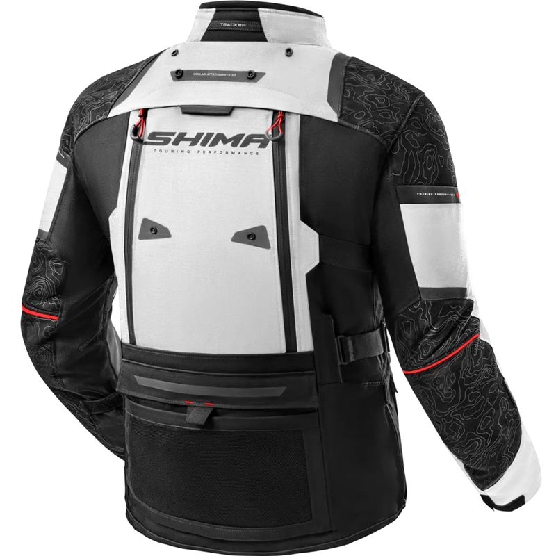 Shima Tracker motoristična jakna svetlo siva