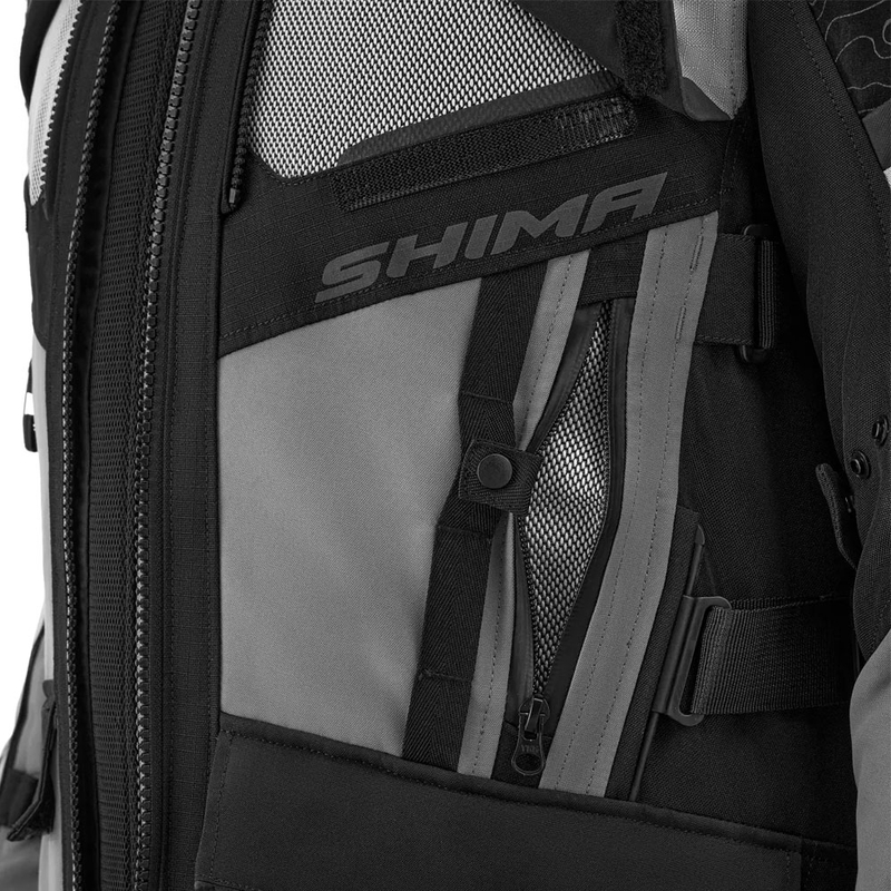 Shima Tracker motoristična jakna svetlo siva