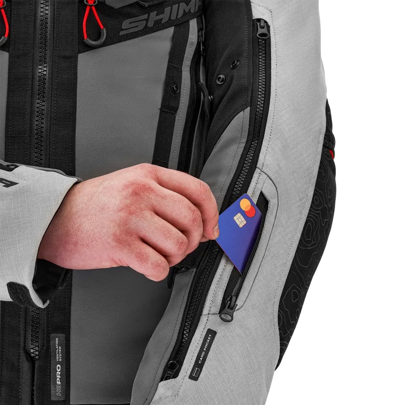 Shima Tracker motoristična jakna svetlo siva