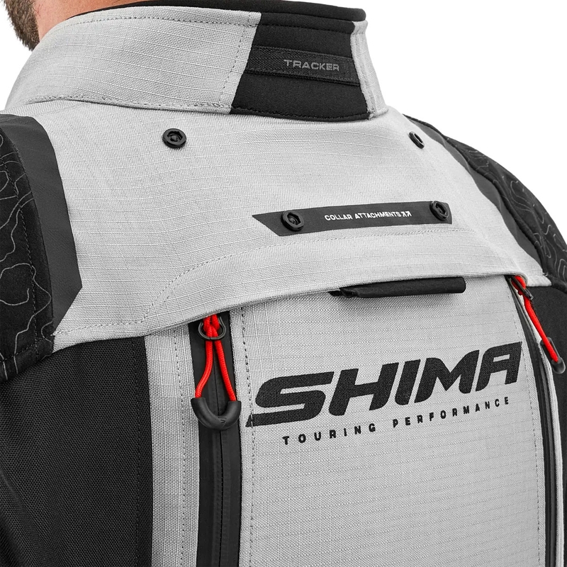 Shima Tracker motoristična jakna svetlo siva