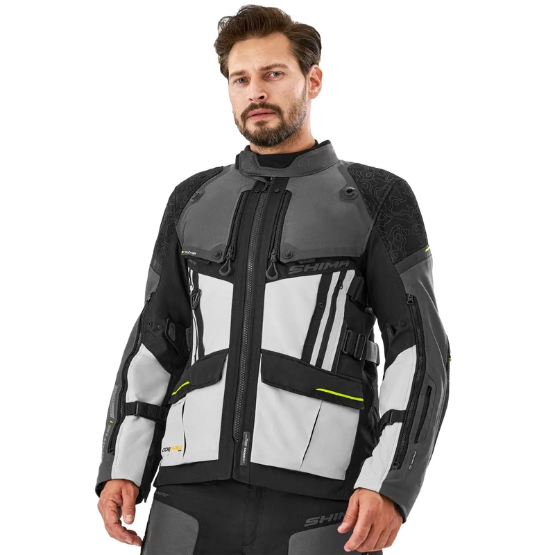 Shima Tracker motoristična jakna siva