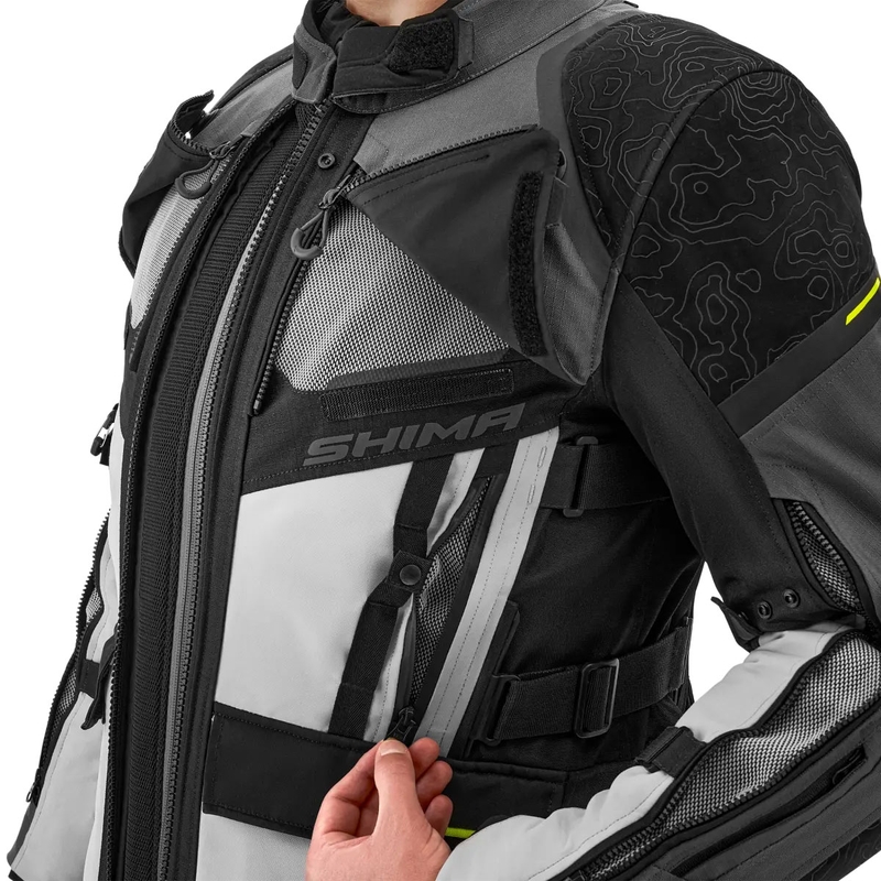 Shima Tracker motoristična jakna siva