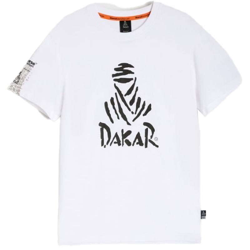Majica Dakar DES LOGO25 bela