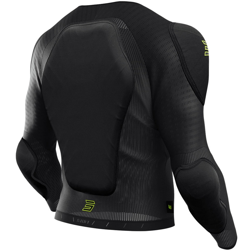 Ščitnik za telo Shot Vest Prime črno-fluo rumen