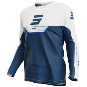 Otroški motokros dres Shot Draw Daytona moder