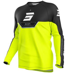 Otroški motokros dres Shot Draw Daytona, fluo rumen