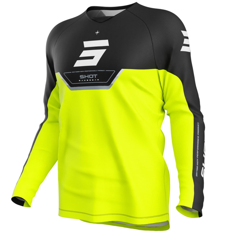 Otroški motokros dres Shot Draw Daytona, fluo rumen