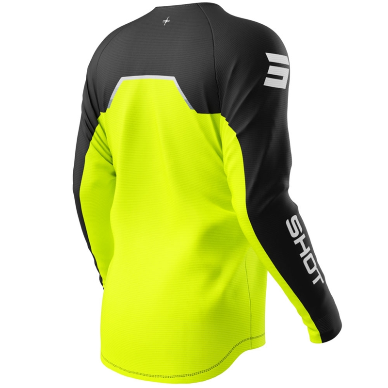 Otroški motokros dres Shot Draw Daytona, fluo rumen