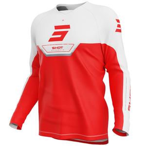 Otroški motokros dres Shot Draw Daytona, rdeč
