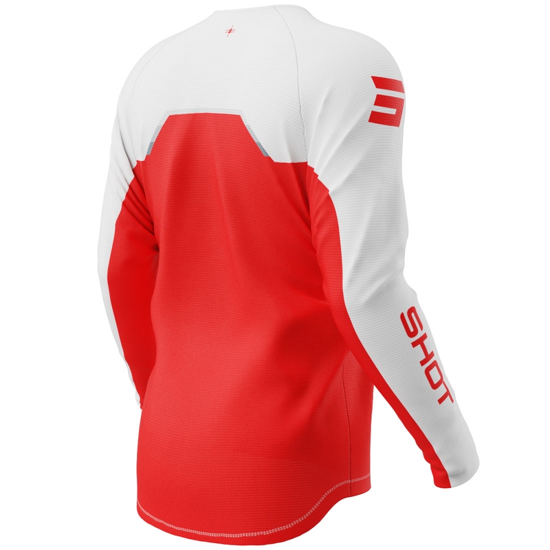 Otroški motokros dres Shot Draw Daytona, rdeč
