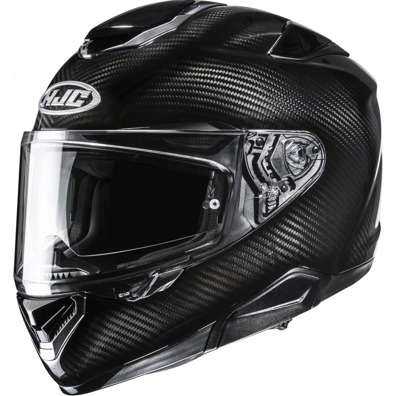Moto čelada HJC RPHA 72 Carbon Solid, polnega obraza, črna