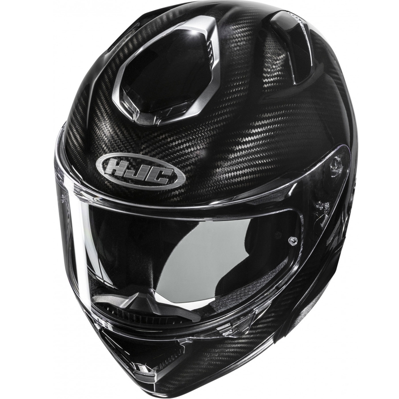 Moto čelada HJC RPHA 72 Carbon Solid, polnega obraza, črna