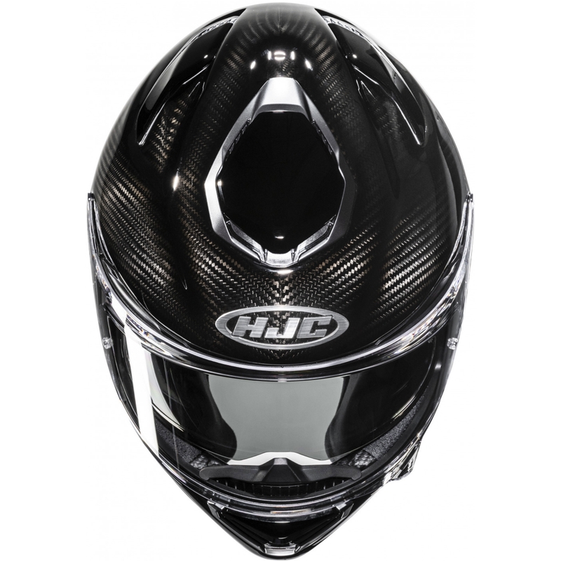 Moto čelada HJC RPHA 72 Carbon Solid, polnega obraza, črna
