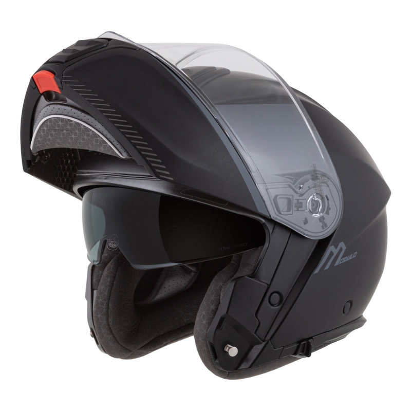 Moto čelada Cassida Modulo 2.1 Compass, mat črno-siva