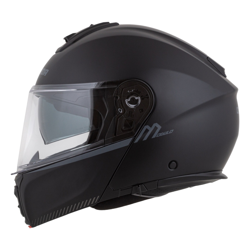 Moto čelada Cassida Modulo 2.1 Compass, mat črno-siva