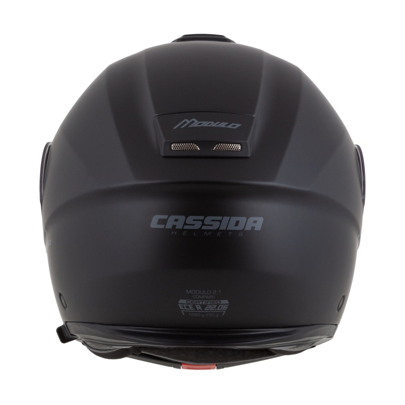 Moto čelada Cassida Modulo 2.1 Compass, mat črno-siva
