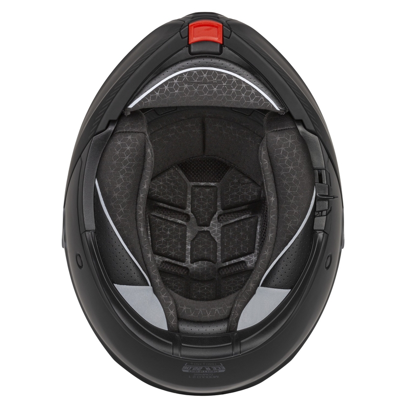 Moto čelada Cassida Modulo 2.1 Compass, mat črno-siva