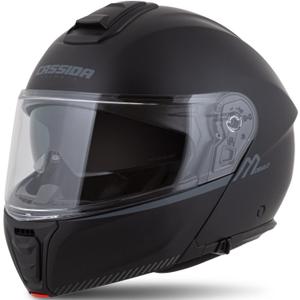 Moto čelada Cassida Modulo 2.1 Compass, mat črno-siva