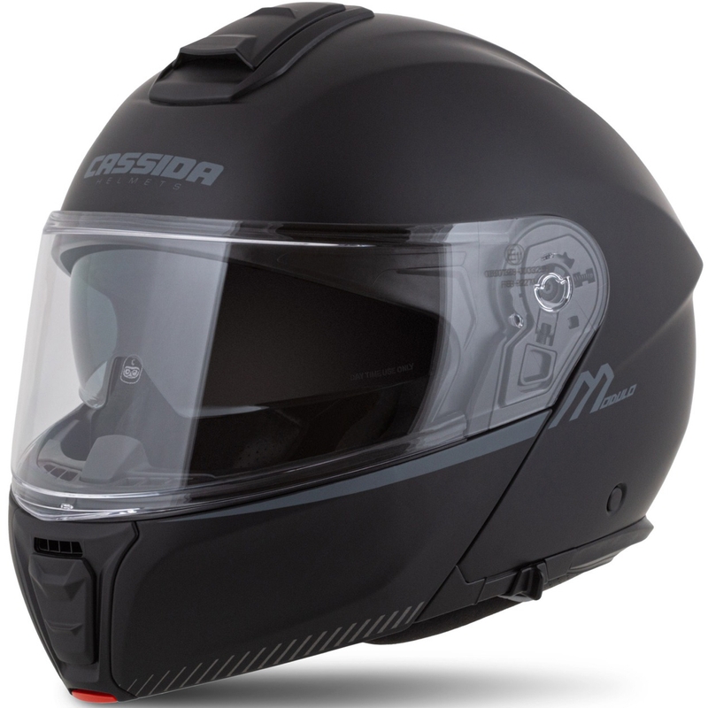 Moto čelada Cassida Modulo 2.1 Compass, mat črno-siva
