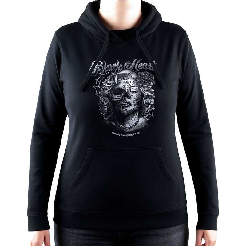 Ženska jopa Black Heart Dirty Queen črna