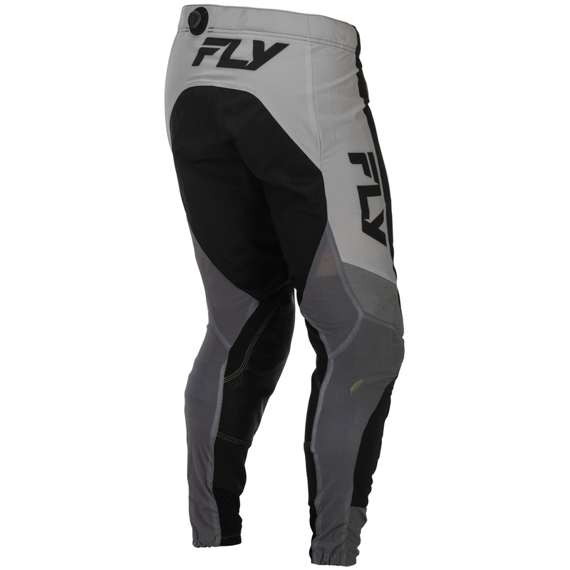 Motokros hlače FLY Racing Lite sivo-črne