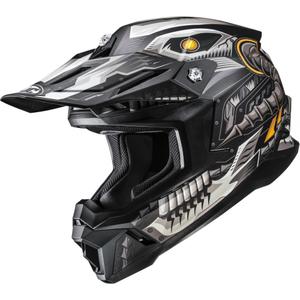 Motokros čelada HJC C50 Mecha Beast MC5SF črno-siva