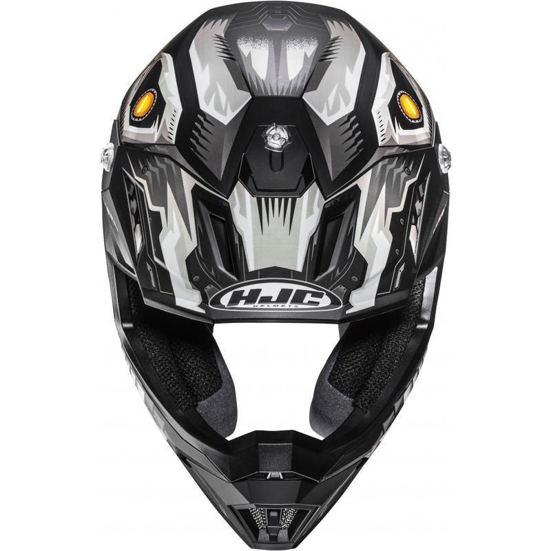 Motokros čelada HJC C50 Mecha Beast MC5SF črno-siva