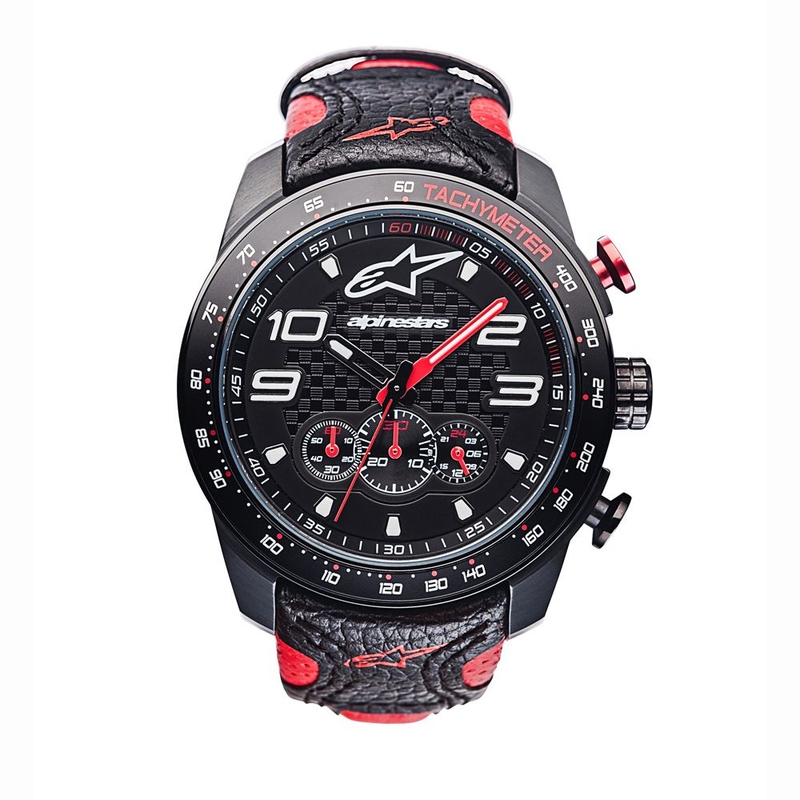 Alpinestars Tech Race Chrono črno-rdeča ura