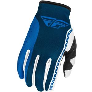 Motokros rokavice FLY Racing - USA Lite modro-bele