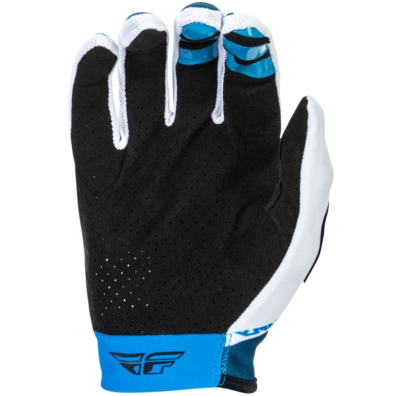 Motokros rokavice FLY Racing - USA Lite modro-bele