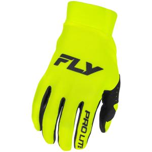 Motokros rokavice FLY Racing - USA Pro Lite visoko odsevne črne