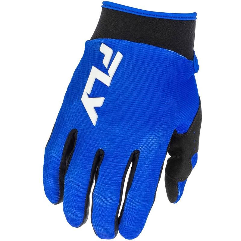 Motokros rokavice FLY Racing - USA F-16 modro-bele