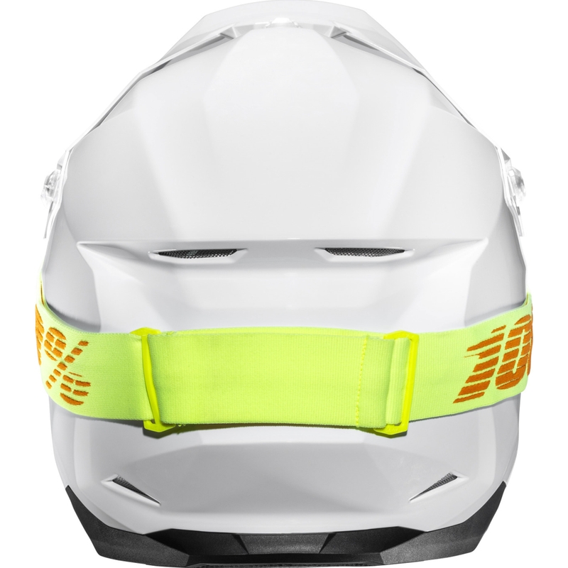 Motokros čelada HJC C50 Solid biserno bela