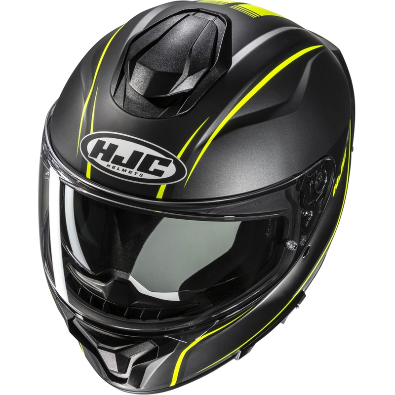 Motoristična čelada HJC C71 Quez MC3HSF črno-fluo rumena