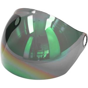 Pleksi steklo za čelade Nexx X.G30 Bubble green mirror