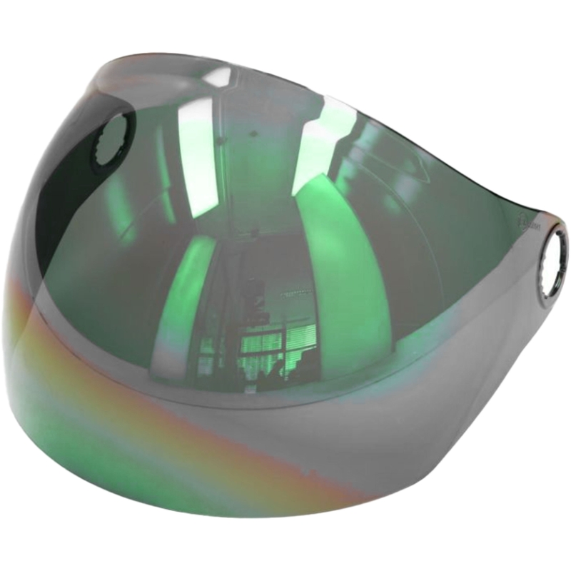 Pleksi steklo za čelade Nexx X.G30 Bubble green mirror razprodaja