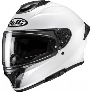 HJC C71 Solid integralna motoristična čelada biserno bela