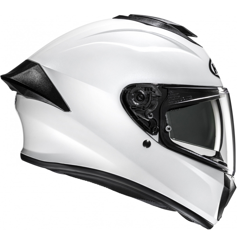 HJC C71 Solid integralna motoristična čelada biserno bela