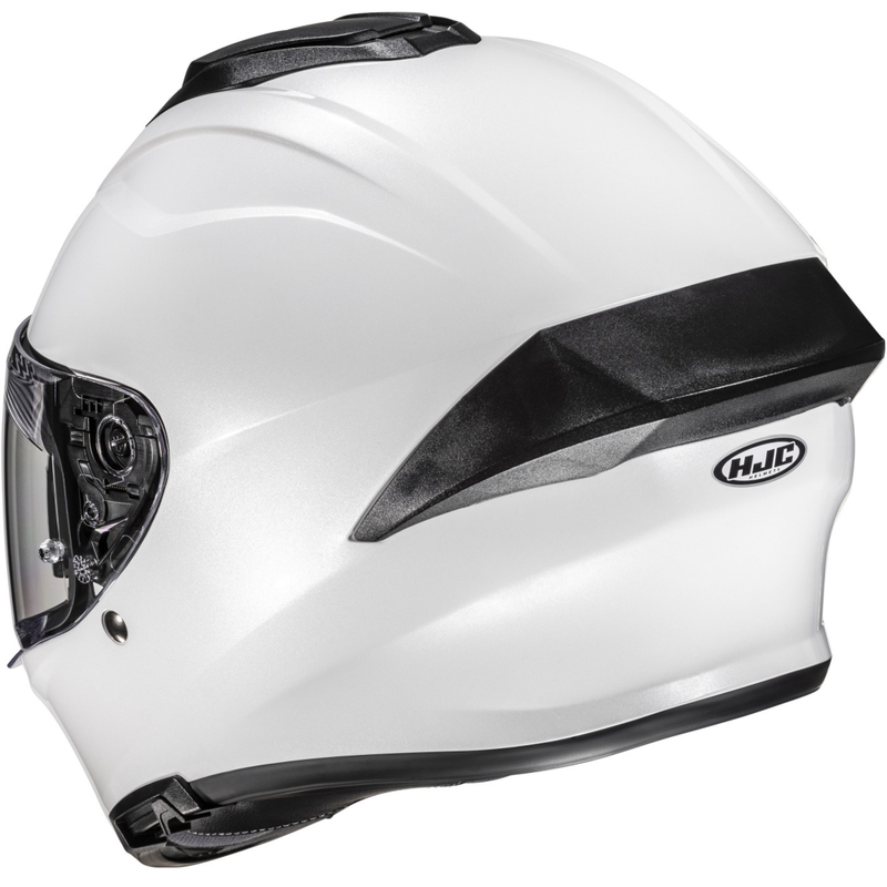 HJC C71 Solid integralna motoristična čelada biserno bela