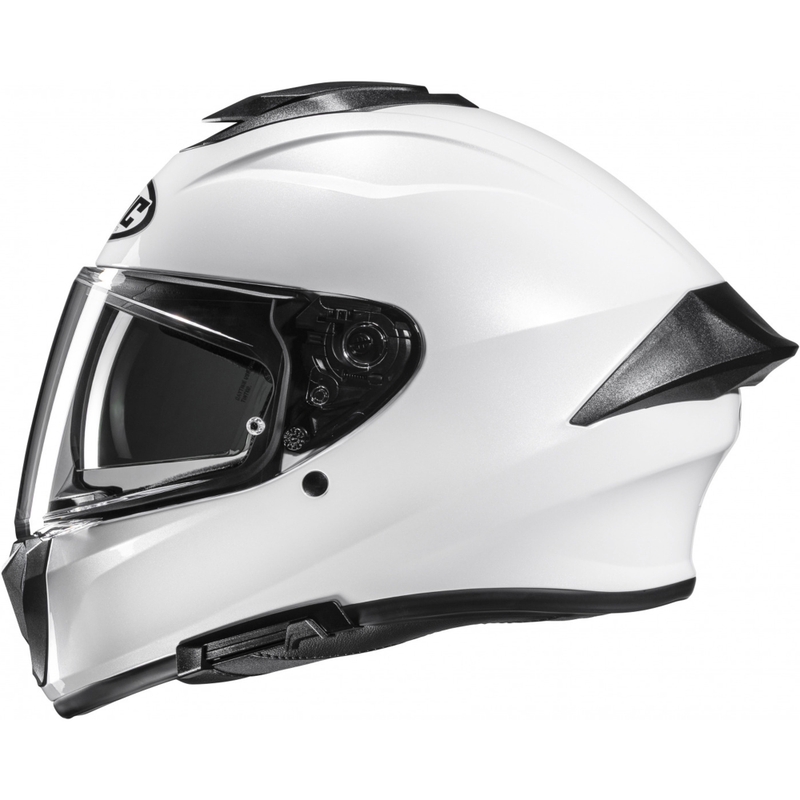 HJC C71 Solid integralna motoristična čelada biserno bela