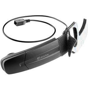 Dodatni mikrofon Interfon s črnim ploščatim priključkom